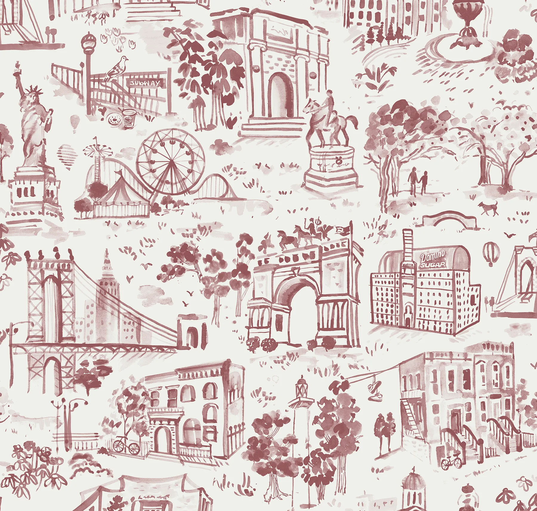 main sample image of Brick Toile de New York