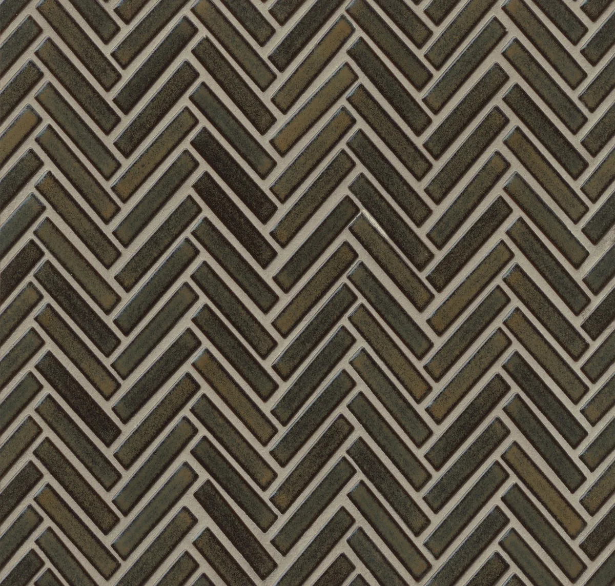 90 Herringbone Porcelain Mosaic Tile