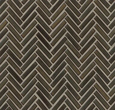 main sample image of Shadow 90 Herringbone Porcelain Mosaic Tile