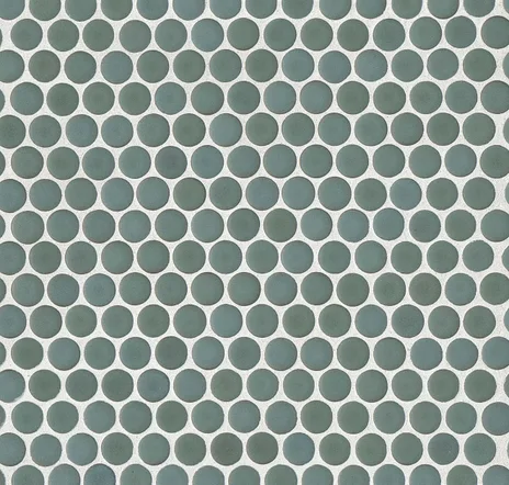 main sample image of Silver Sage 360 Penny Round Mosaic
