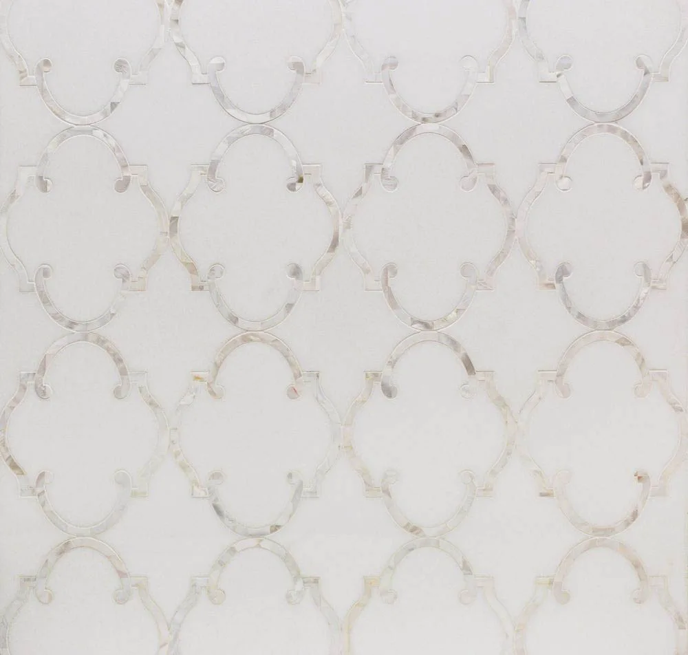 main sample image of White Highland Marrakesh White Thassos with Shell