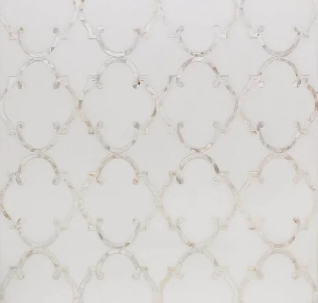 main sample image of White Highland Marrakesh White Thassos with Shell