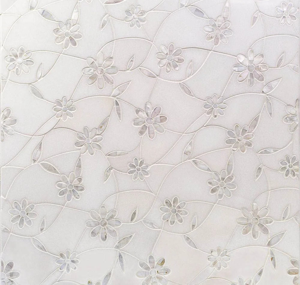 main sample image of White Narcissus Thassos & Mother of Pearl Tile