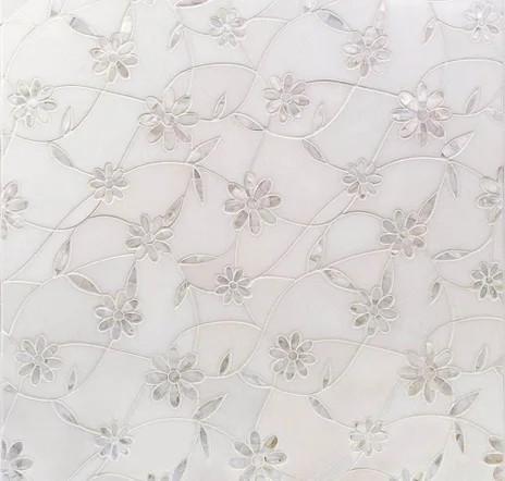 main sample image of White Narcissus Thassos & Mother of Pearl Tile