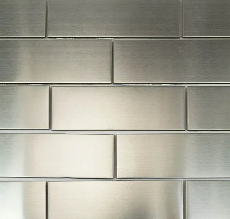 main sample image of Metallic / Iridescent Stainless Steel Metal Tile