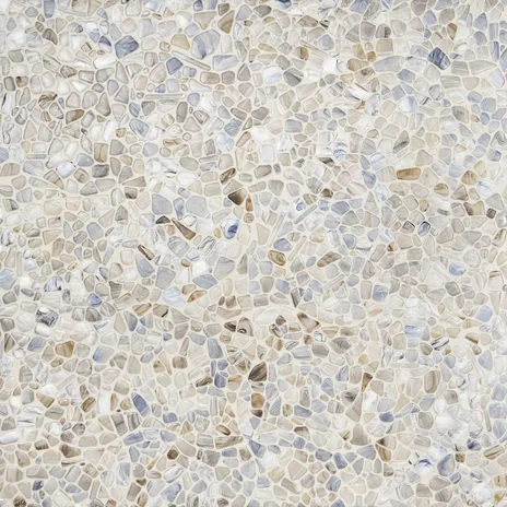 main sample image of Beige Riverglass Frosted Glass Mosaic