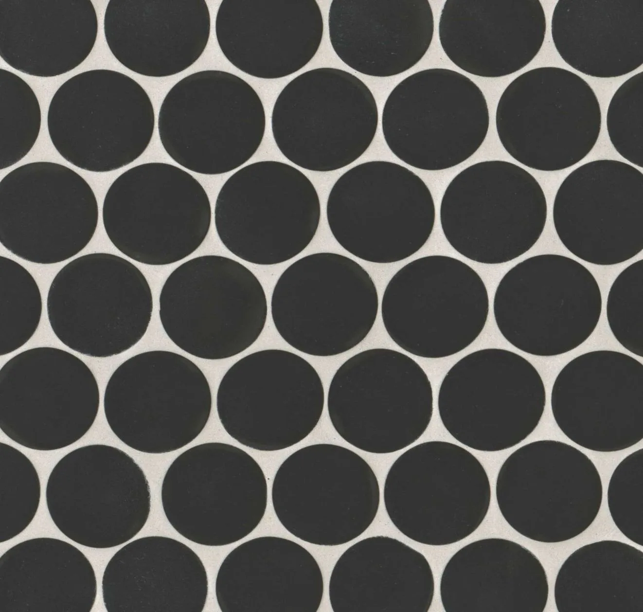 main sample image of Kuroi Black Makoto Round Mosaic