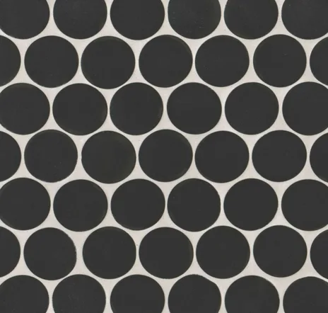 main sample image of Kuroi Black Makoto Round Mosaic