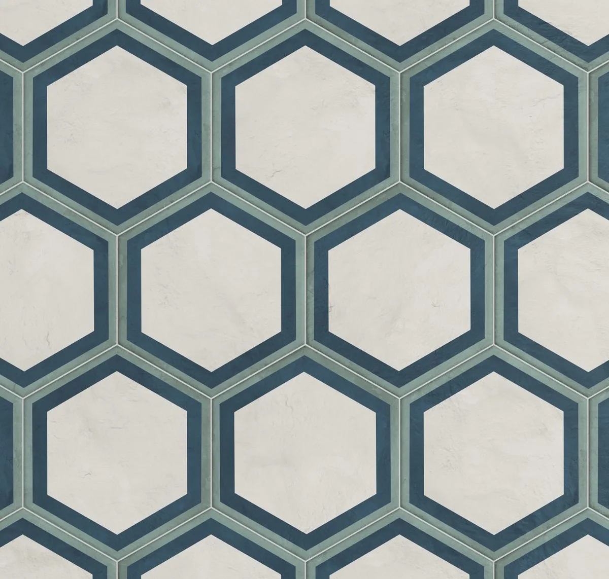 main sample image of Ocean Cielo Ava Deco Hexagon