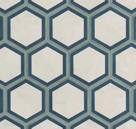 main sample image of Ocean Cielo Ava Deco Hexagon