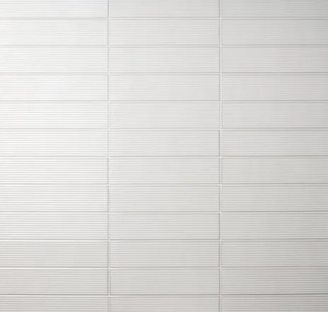 main sample image of Bianco Stacy Garcia ArtBlock Fluted Glossy Porcelain Tile