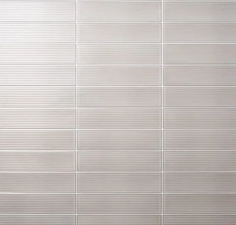 main sample image of Grigio Stacy Garcia ArtBlock Fluted Glossy Porcelain Tile