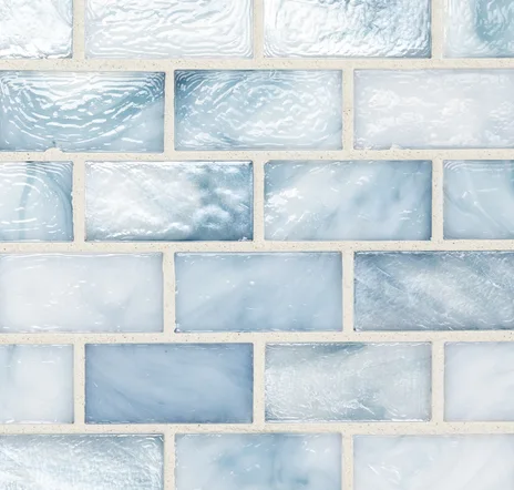 main sample image of Encinitas Artisan Cast Glass, 1x2 Offset, Textured