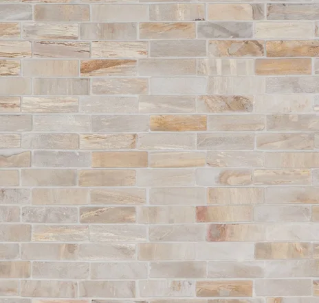 main sample image of Brown Fossil Brick 1x4 Petrified Stone Mosaic