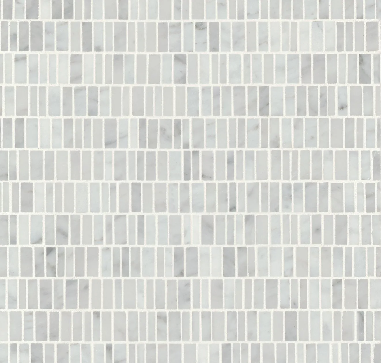 main sample image of White Cararra Monet Mosaic 7: Mini-Brick