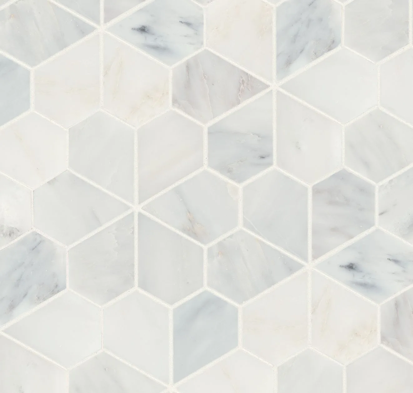 main sample image of Oriental White Monet Mosaic 9