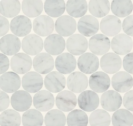main sample image of White Cararra Monet Mosaic 10