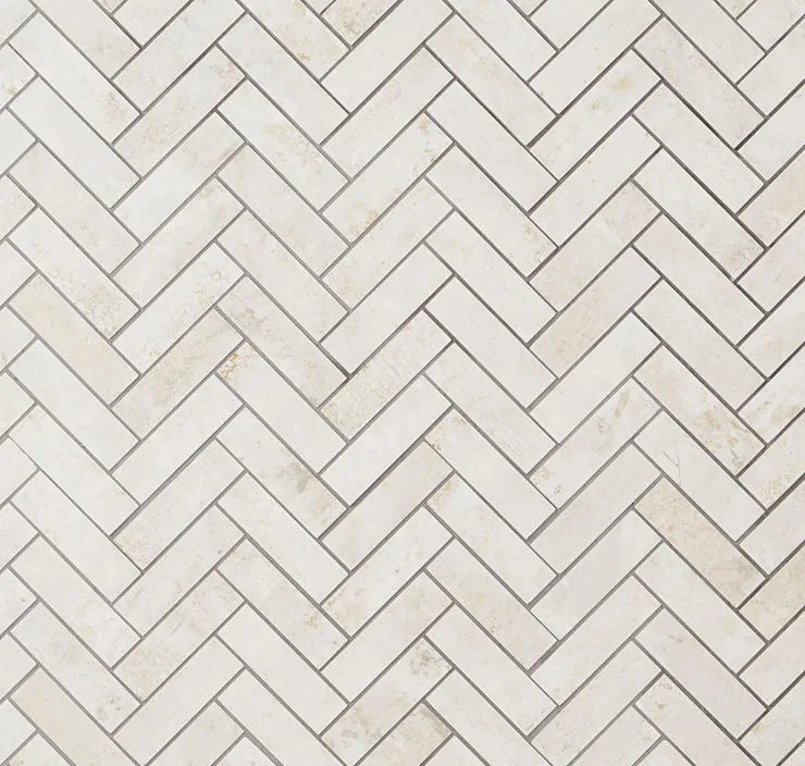 main sample image of Ivory Portrait Herringbone Mosaic