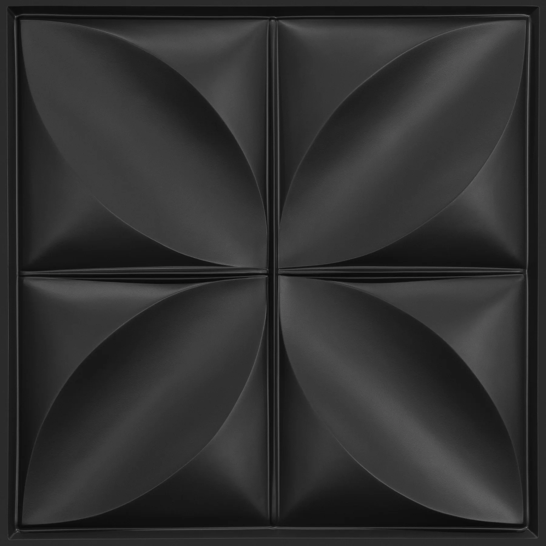 main sample image of Black Petal Ceiling Tile