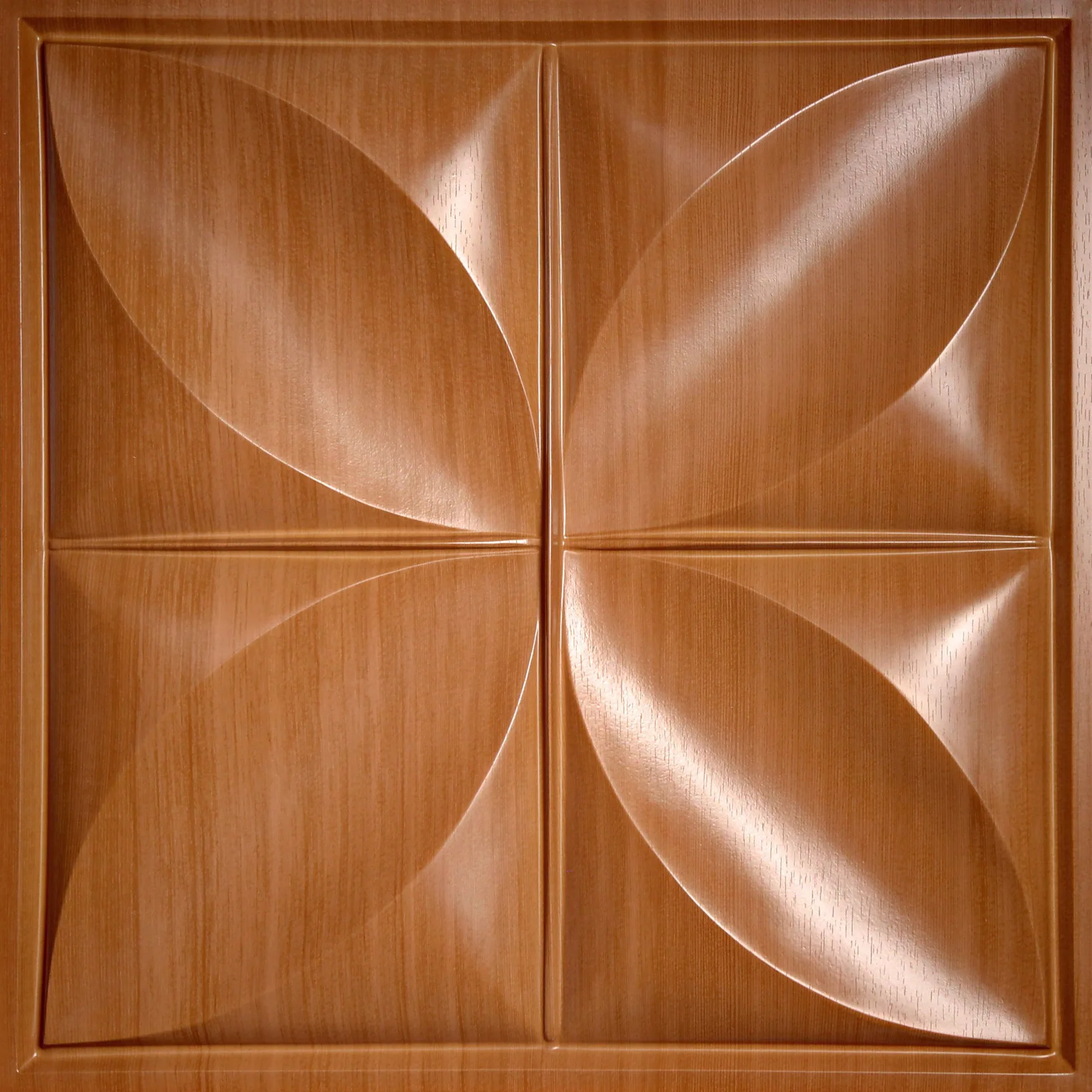 main sample image of Caramel Wood Petal Ceiling Tile