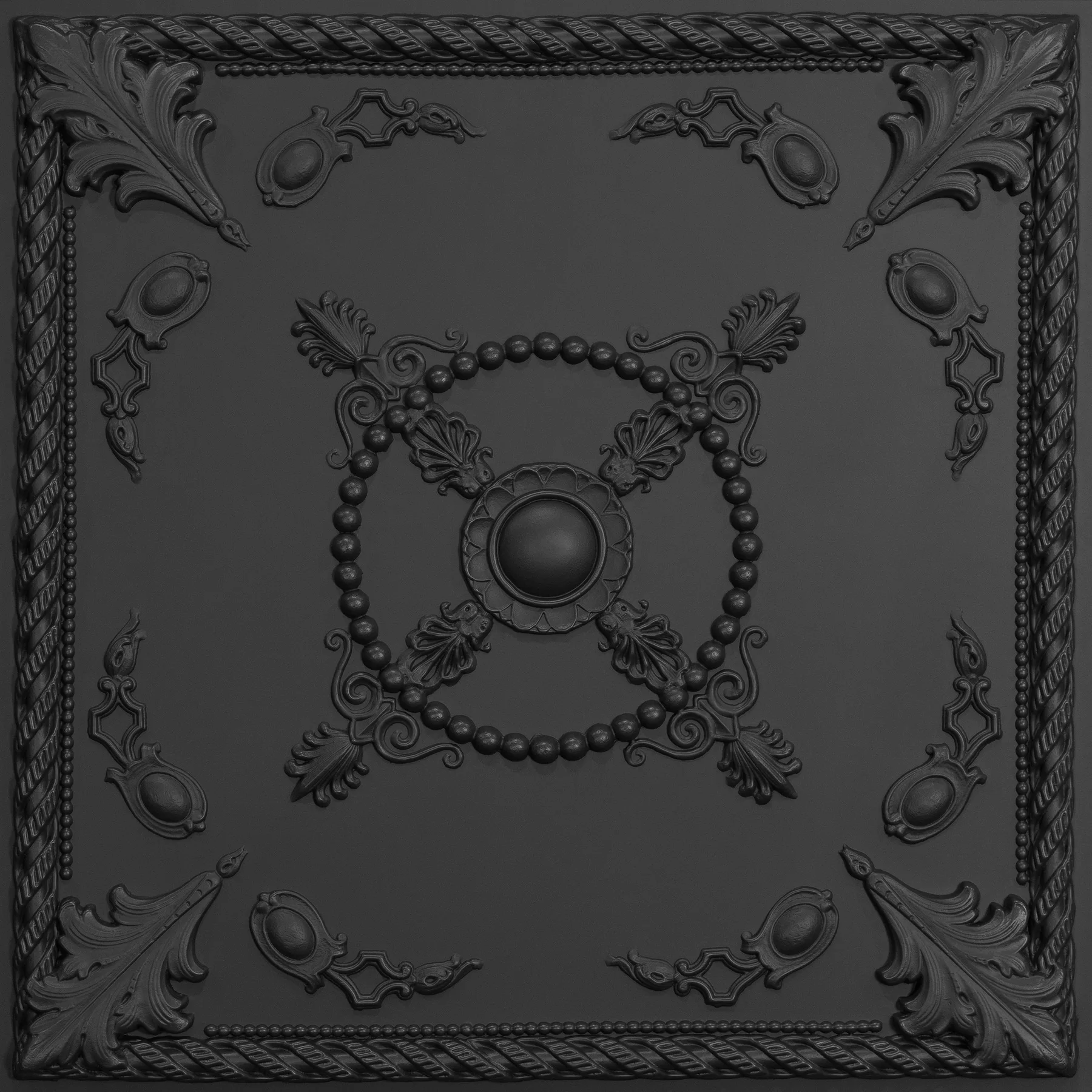 main sample image of Black Alexander Ceiling Tile
