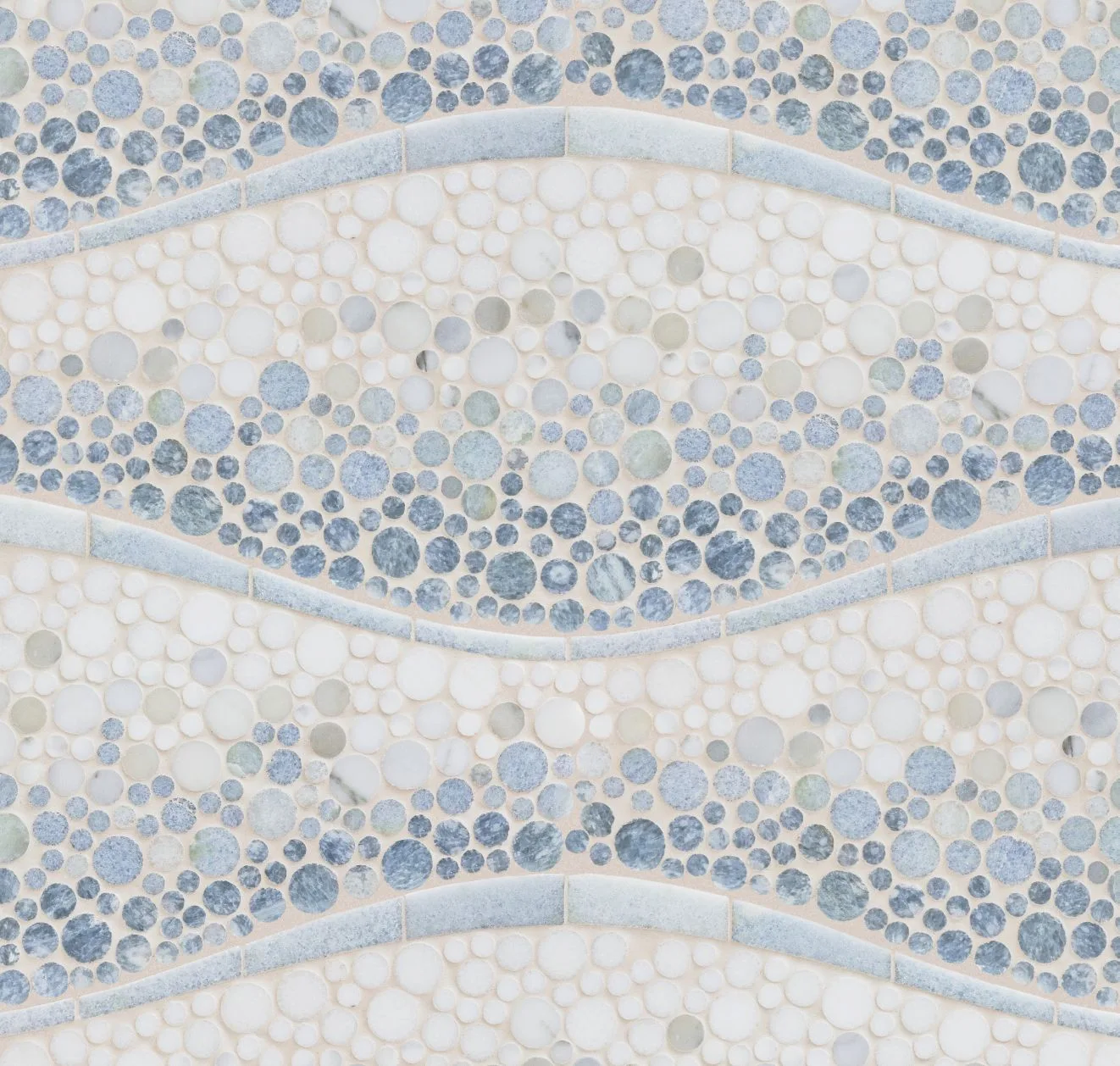 main sample image of Blue Ombre Calypso Mosaic