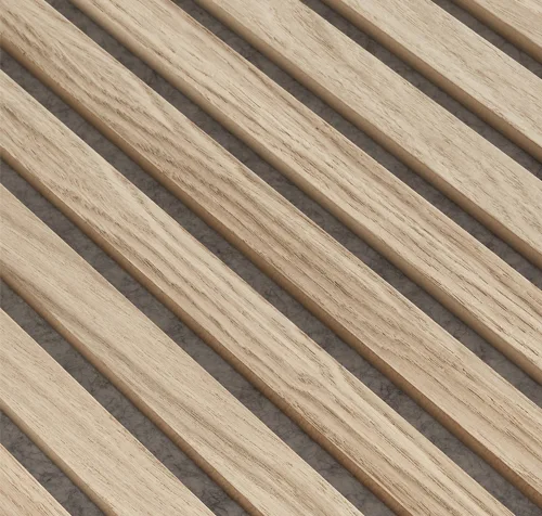 main sample image of Natural Oak with Grey Felt Natural Oak with Grey Felt Acoustic Slat Wood Wall Panels