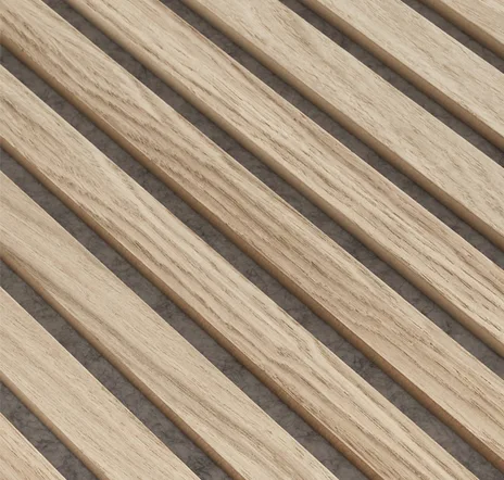 main sample image of Natural Oak with Grey Felt Natural Oak with Grey Felt Acoustic Slat Wood Wall Panels