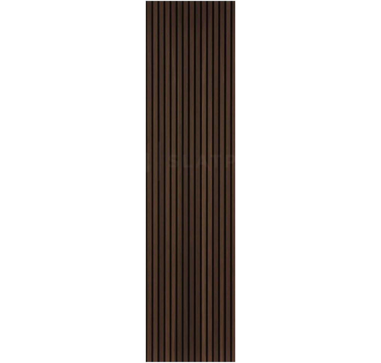 Smoked Oak Acoustic Slat Wood Wall Panels | DesignShop
