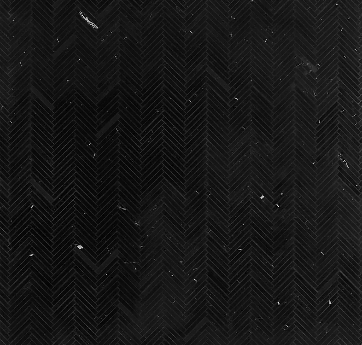 main sample image of Black Nero Marquina Herringbone Mosaic Tile