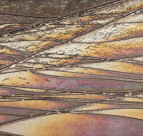 main sample image of Purple Garden District Mirror Tile