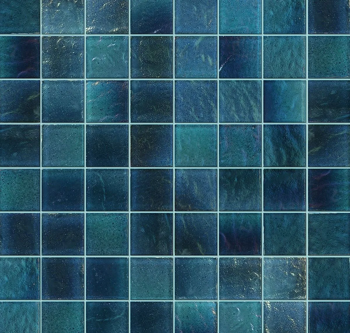 main sample image of Tropical Blue Splash Glass Tile