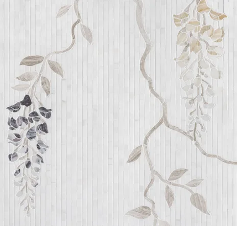main sample image of White Wisteria Bianco Dolomiti WJ Mosaic