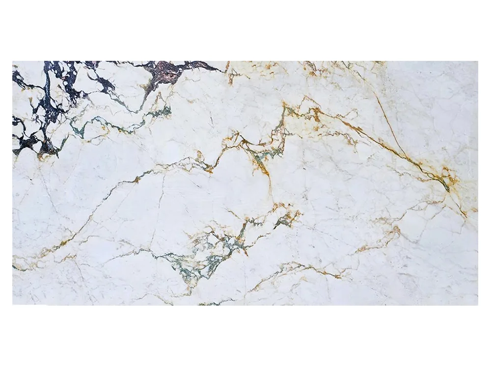 brand_install sample image of White Calacatta Monet Marble Slabs 2CM / Lot 2716A