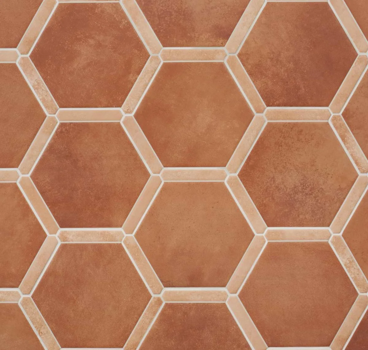 main sample image of Terracotta Dark Sagon Hexagon Porcelain Tile