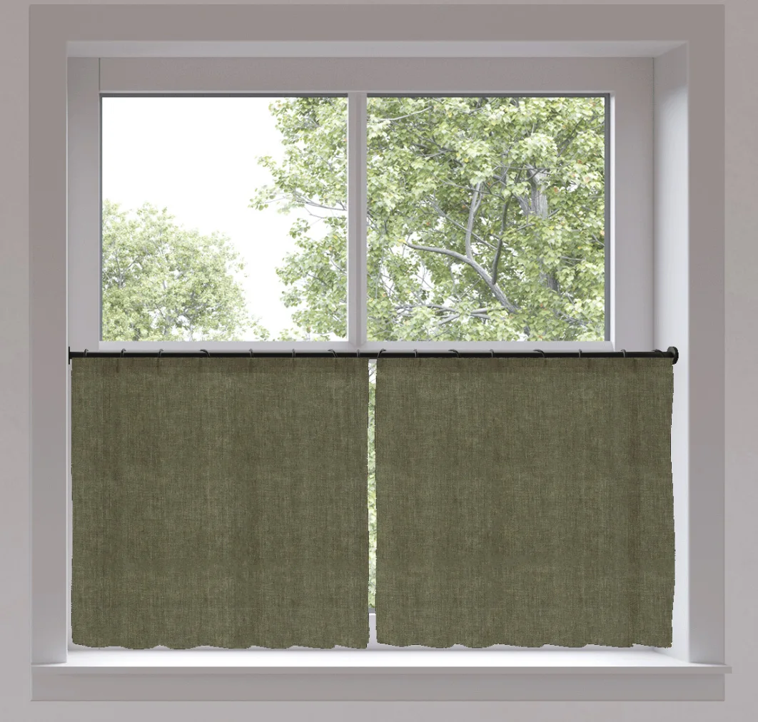main sample image of Juniper Hues Box Pleat Café Curtains - Hues