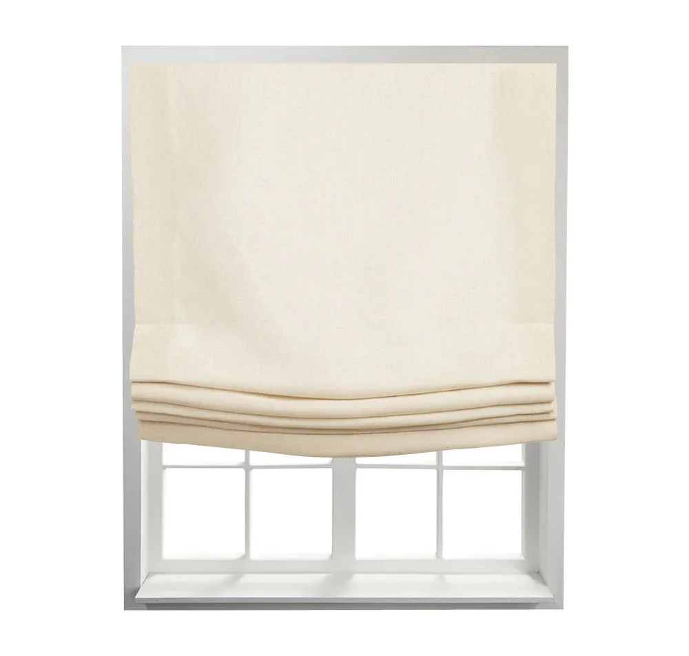 main sample image of Linen Relaxed Roman Shade in Linen Blend