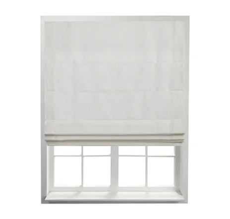 main sample image of Straw Cascade Roman Shade in Living