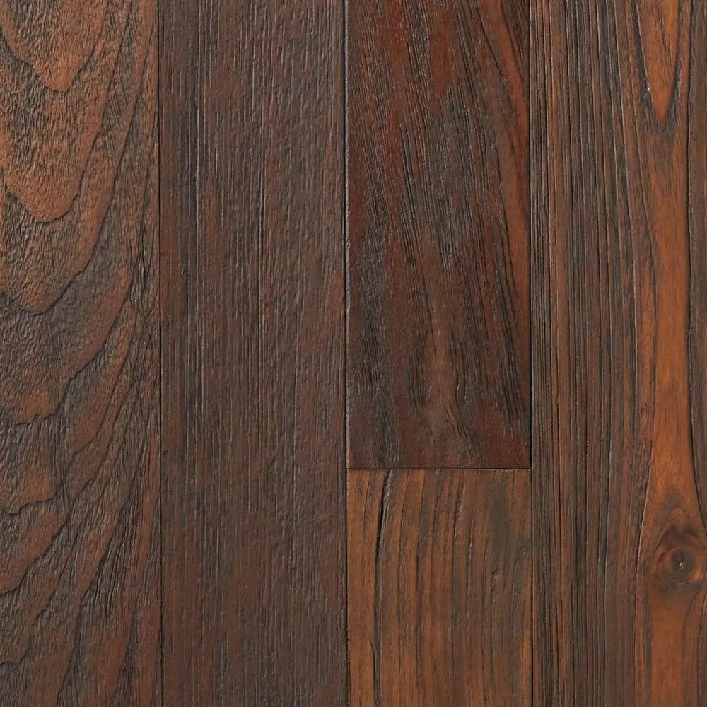 main sample image of Tobacco Reclaimed Teak Engineered Flooring - Tobacco