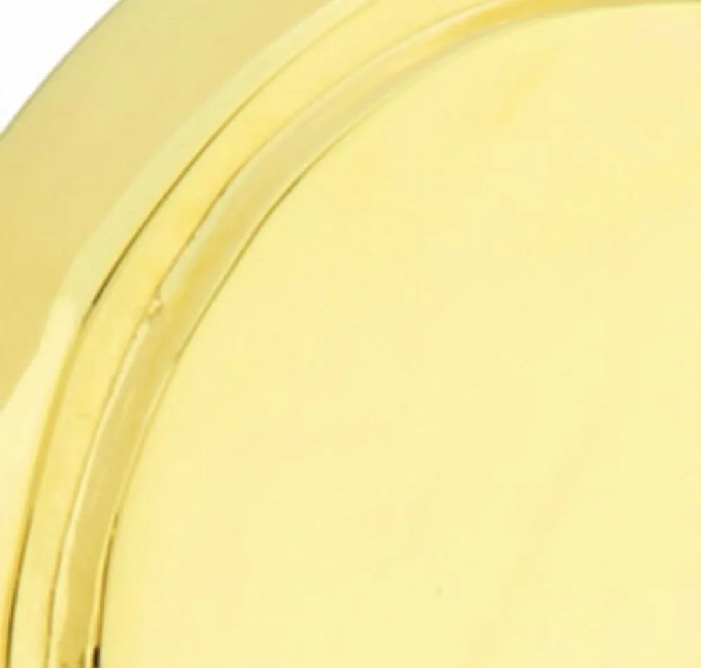 main sample image of Polished Brass Ice White Porcelain Cabinet Knob