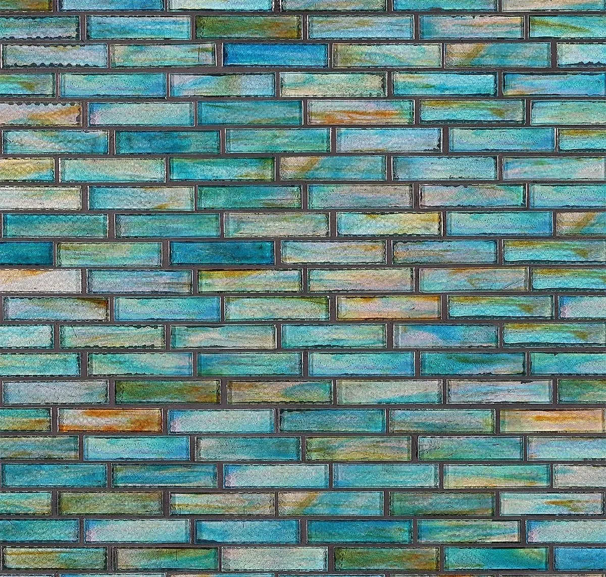 main sample image of Lagoon Green Artwave Glass Mosaic Tile