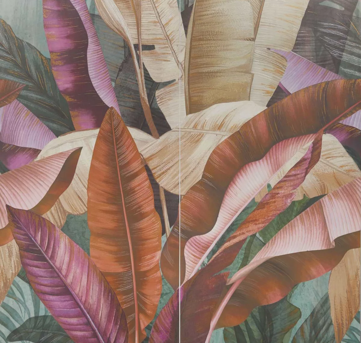main sample image of Rainforest Art Gallery by Paula Purroy Bouquet Multicolor 24x48 Artisan Decor Matte Porcelain Tile
