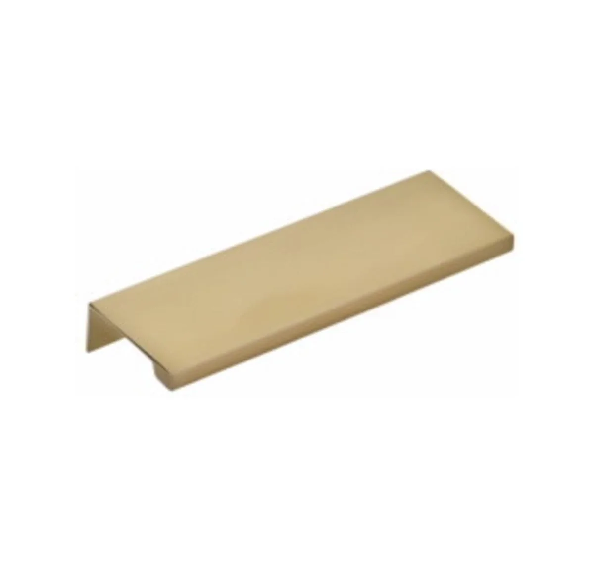 main sample image of Satin Brass Modern Edge Pull