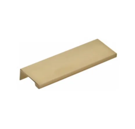 main sample image of Satin Brass Modern Edge Pull