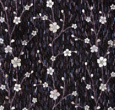 main sample image of Dizzy Plum - Dark Cherry Glass Mosaic