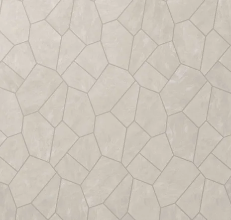 main sample image of Linen White Era Organic Pattern Mosaic Tile