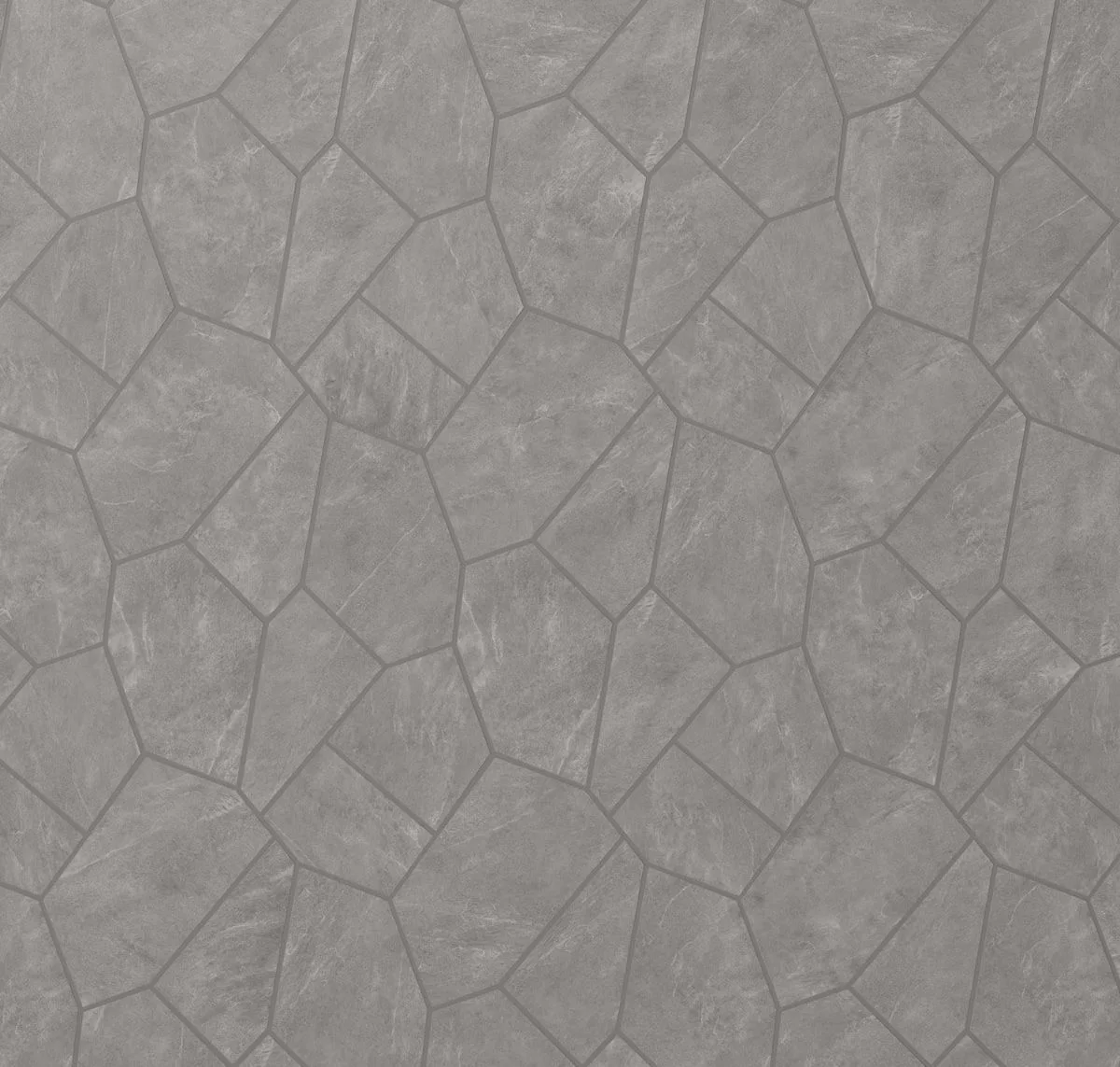 main sample image of Slate Gray Era Organic Pattern Mosaic Tile