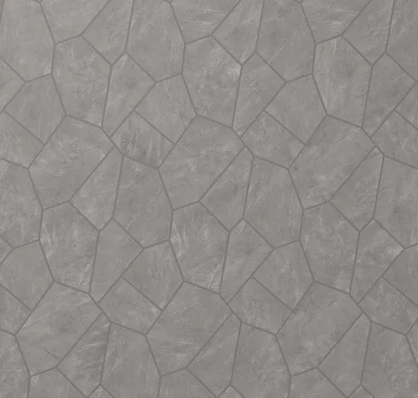 main sample image of Slate Gray Era Organic Pattern Mosaic Tile