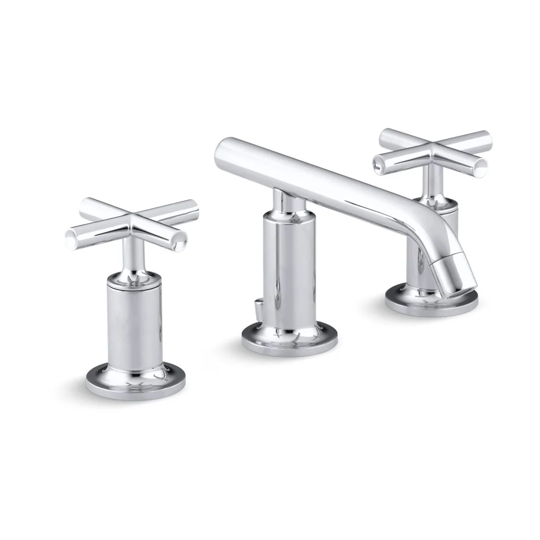 Purist® Widespread Bathroom Sink Faucet with Cross Handles, 1.2 GPM