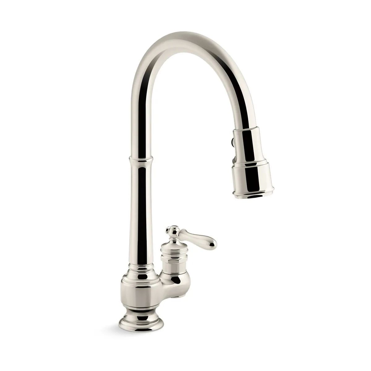 Artifacts® Pull-Down Kitchen Sink Faucet with Three-Function Sprayhead